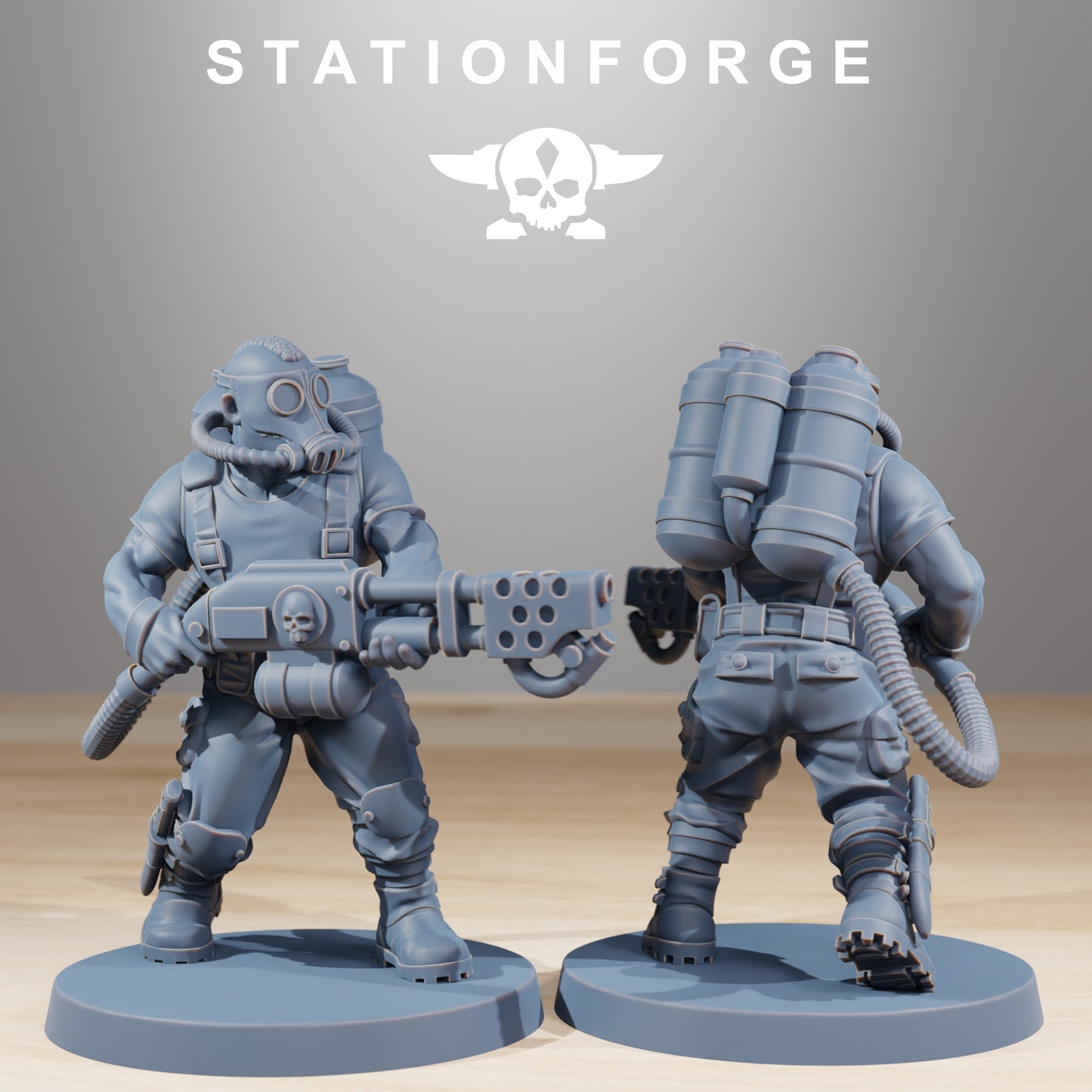 Product photo 28mm tabletop minis Stationforge: Jungle Fighters