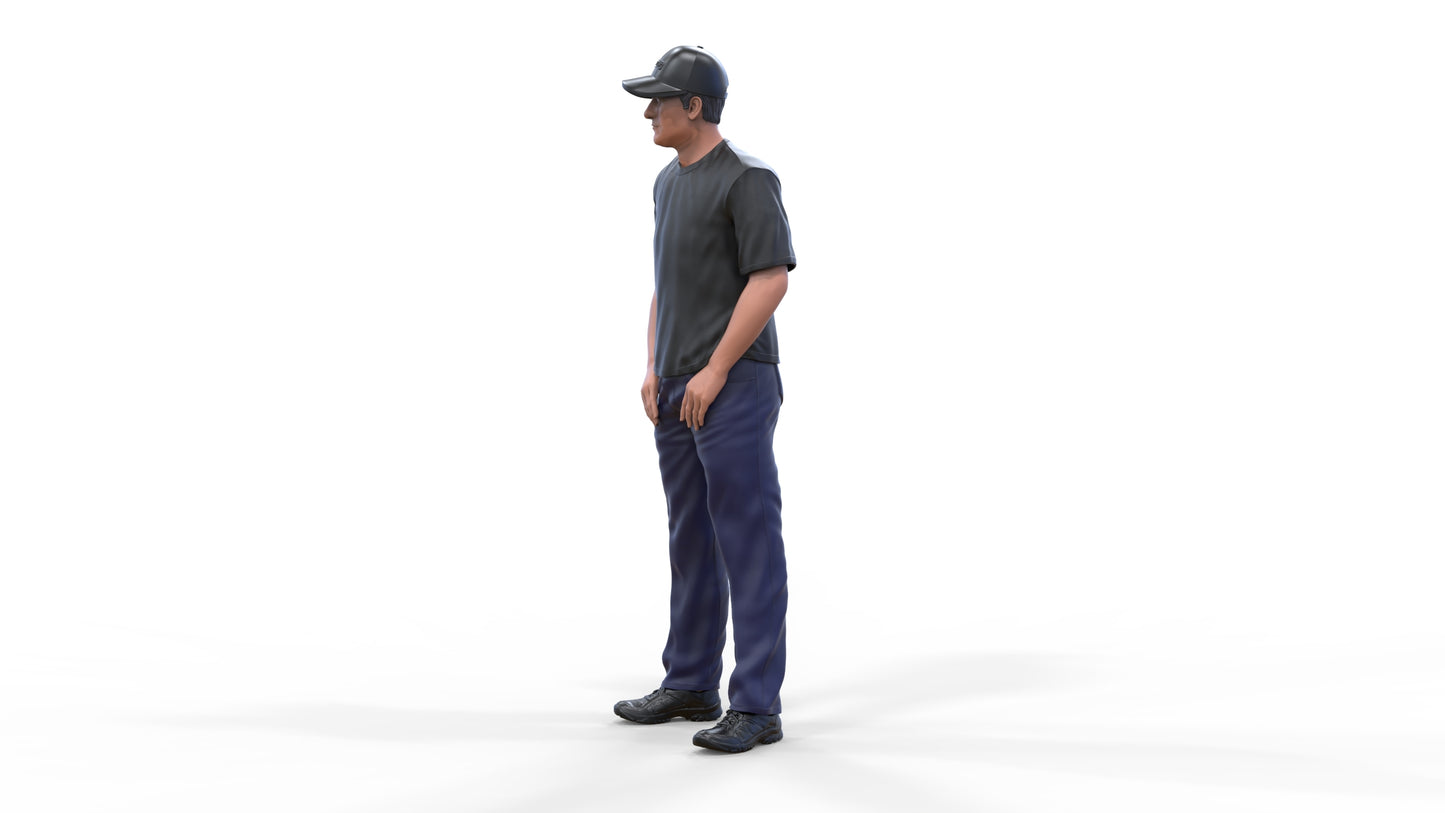 Product photo diorama and model building miniature figure: Car Tuner 3
