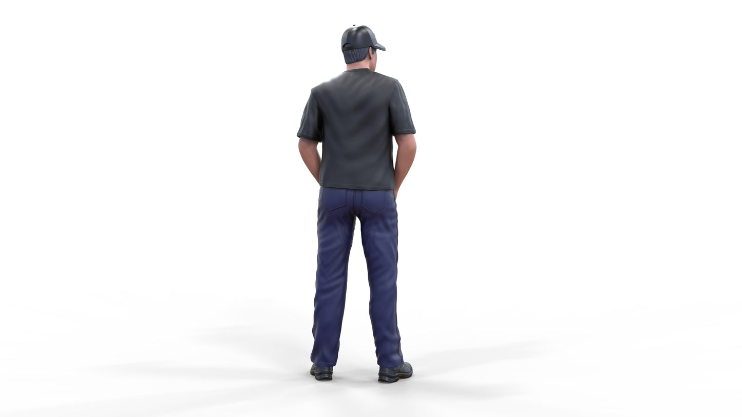 Product photo diorama and model building miniature figure: Car Tuner 3