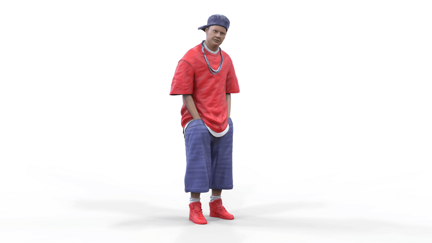 Product photo diorama and model building miniature figure: Homie | Gangster | Hip Hopper 1