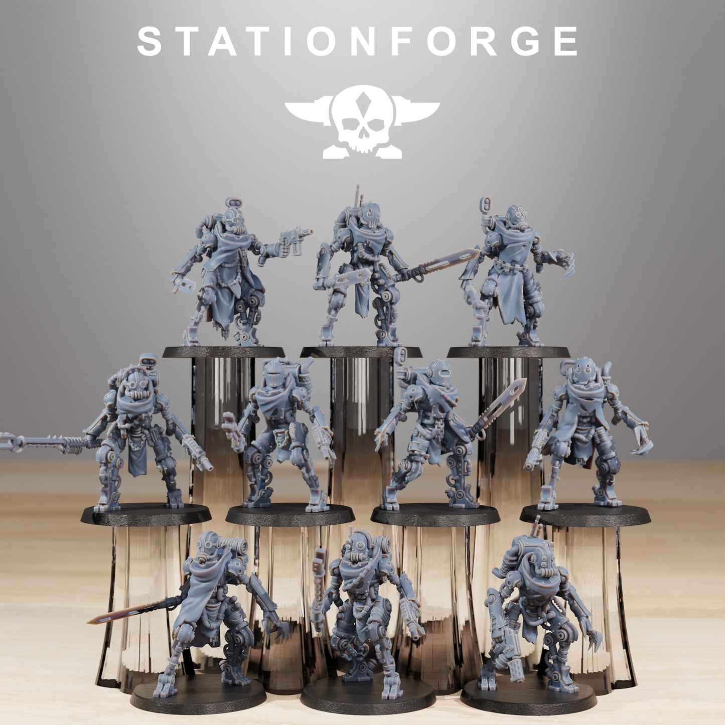 Product photo 28mm tabletop minis Stationforge: Junkbots