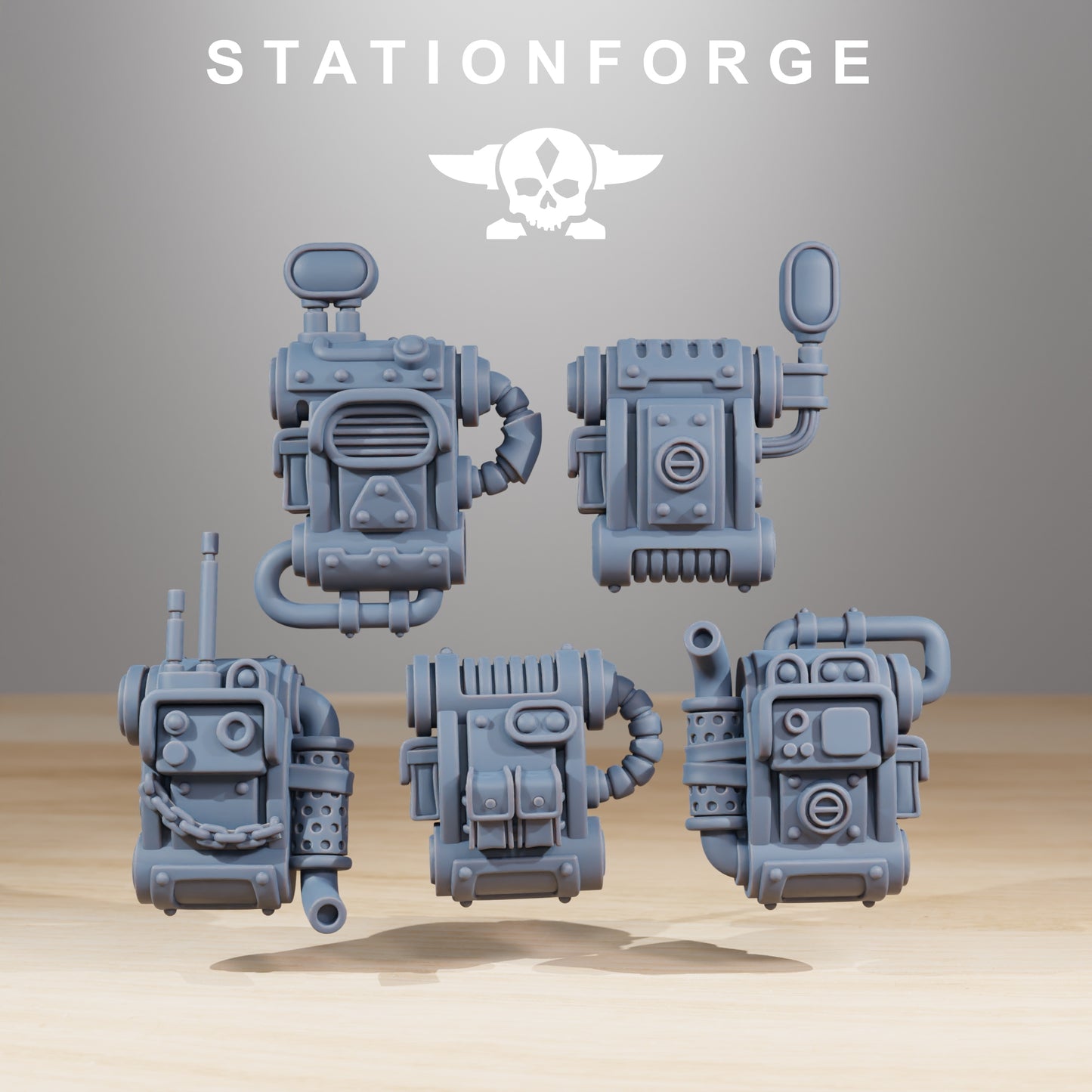 Product photo 28mm tabletop minis Stationforge: Junkbots