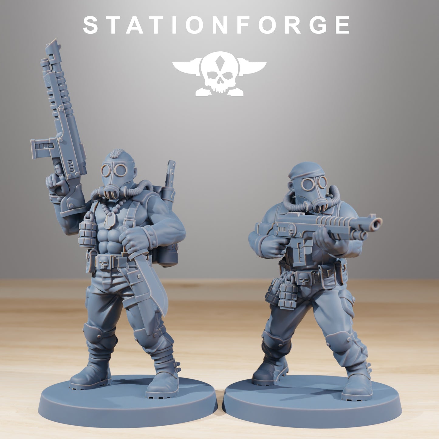 Product photo 28mm tabletop minis Stationforge: Jungle Fighters