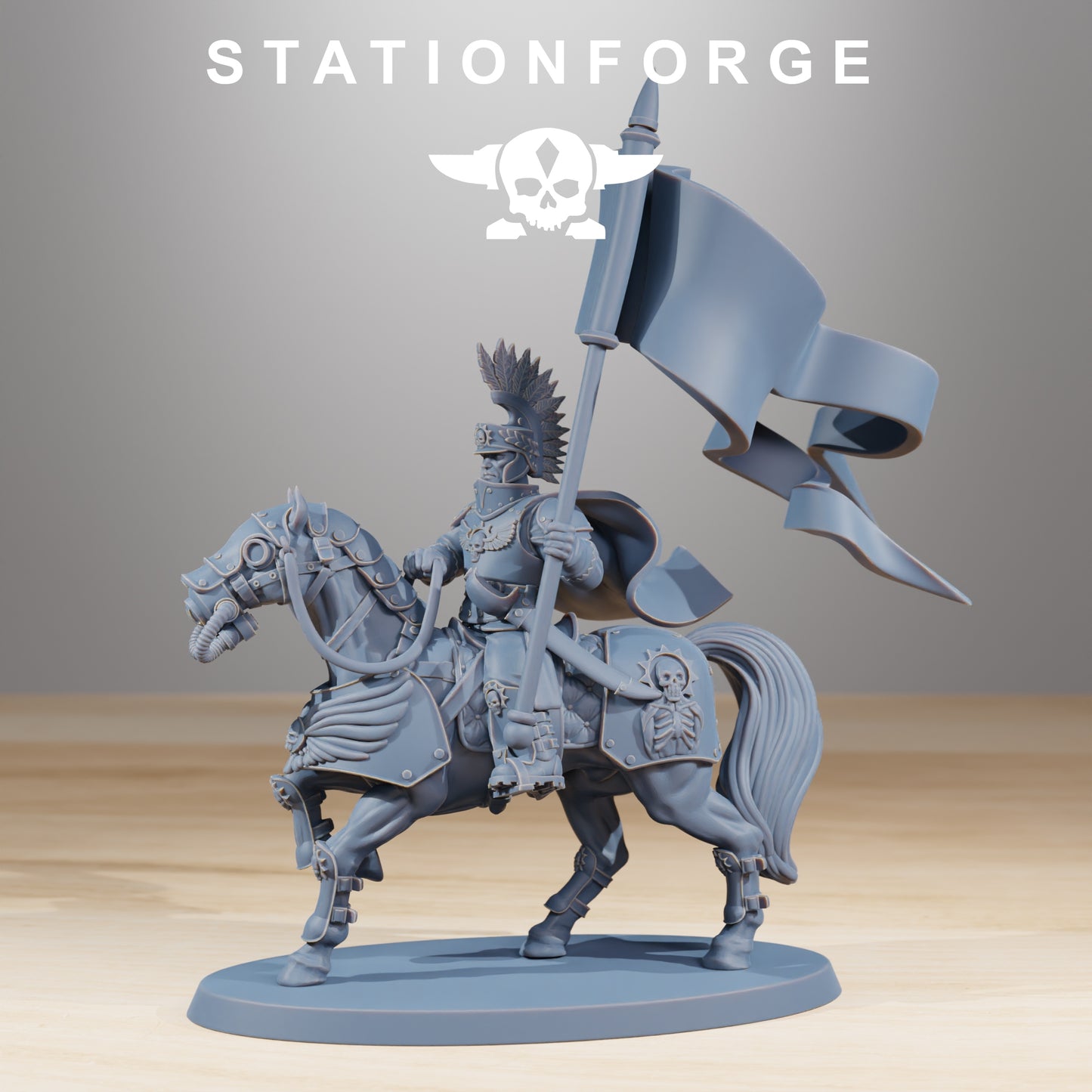 Product photo 28mm tabletop minis Stationforge: Cavalry Commanders