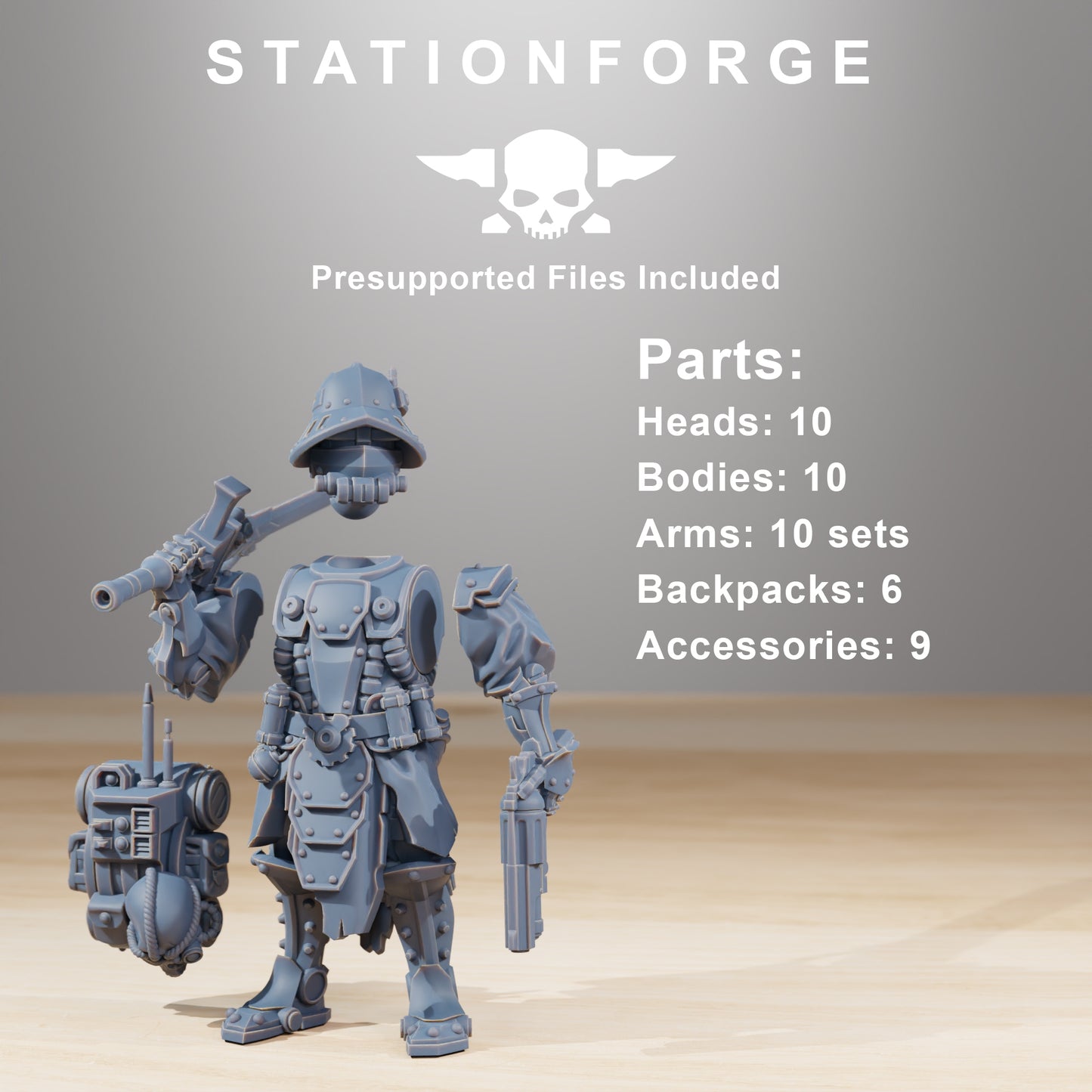 Product photo 28mm tabletop minis Stationforge: Frontliners Infantry