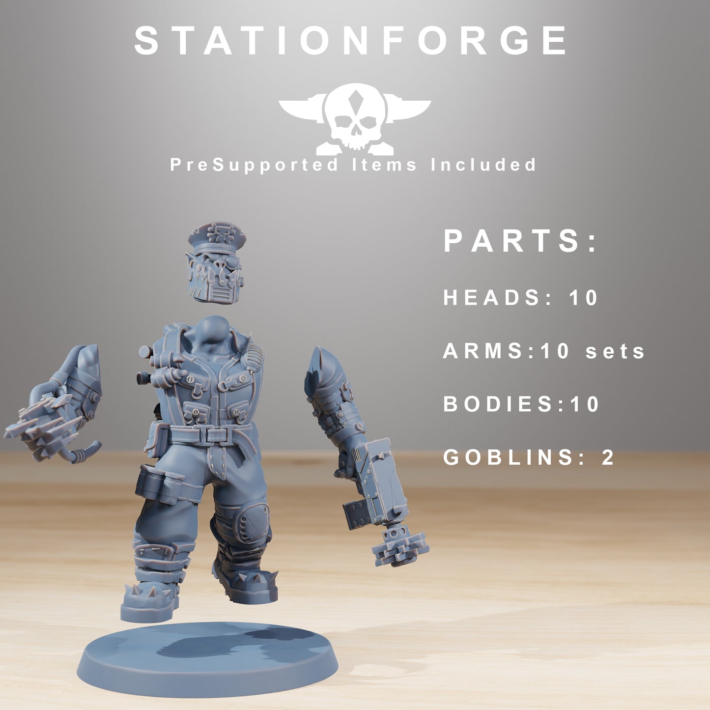 Product photo 28mm tabletop minis Stationforge: Skillers