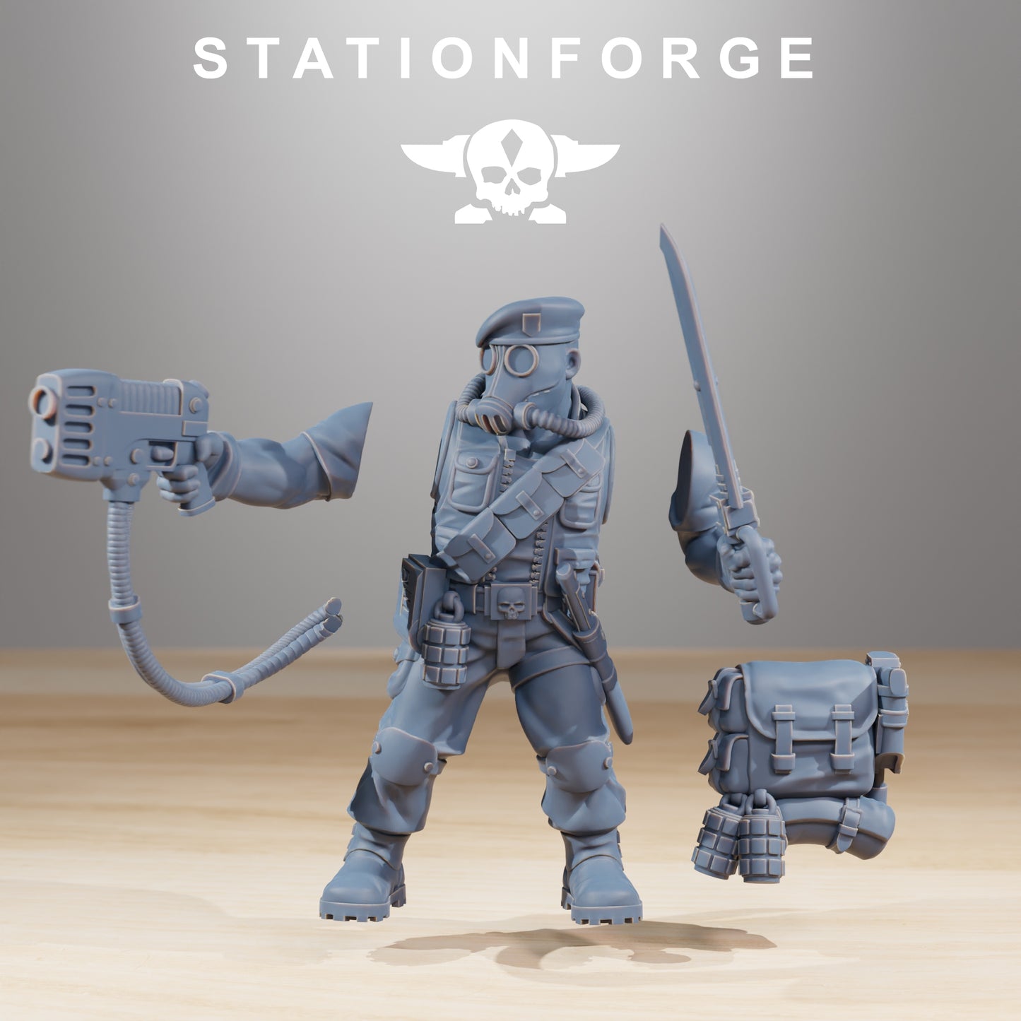 Product photo 28mm tabletop minis Stationforge: Jungle Fighters