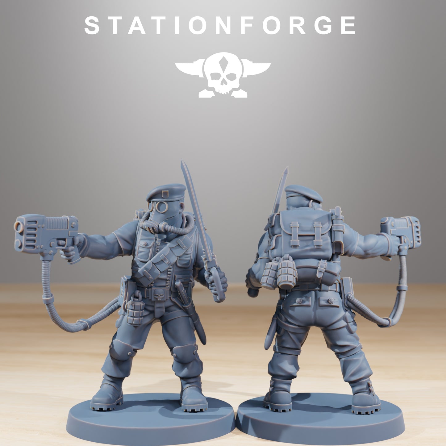Product photo 28mm tabletop minis Stationforge: Jungle Fighters
