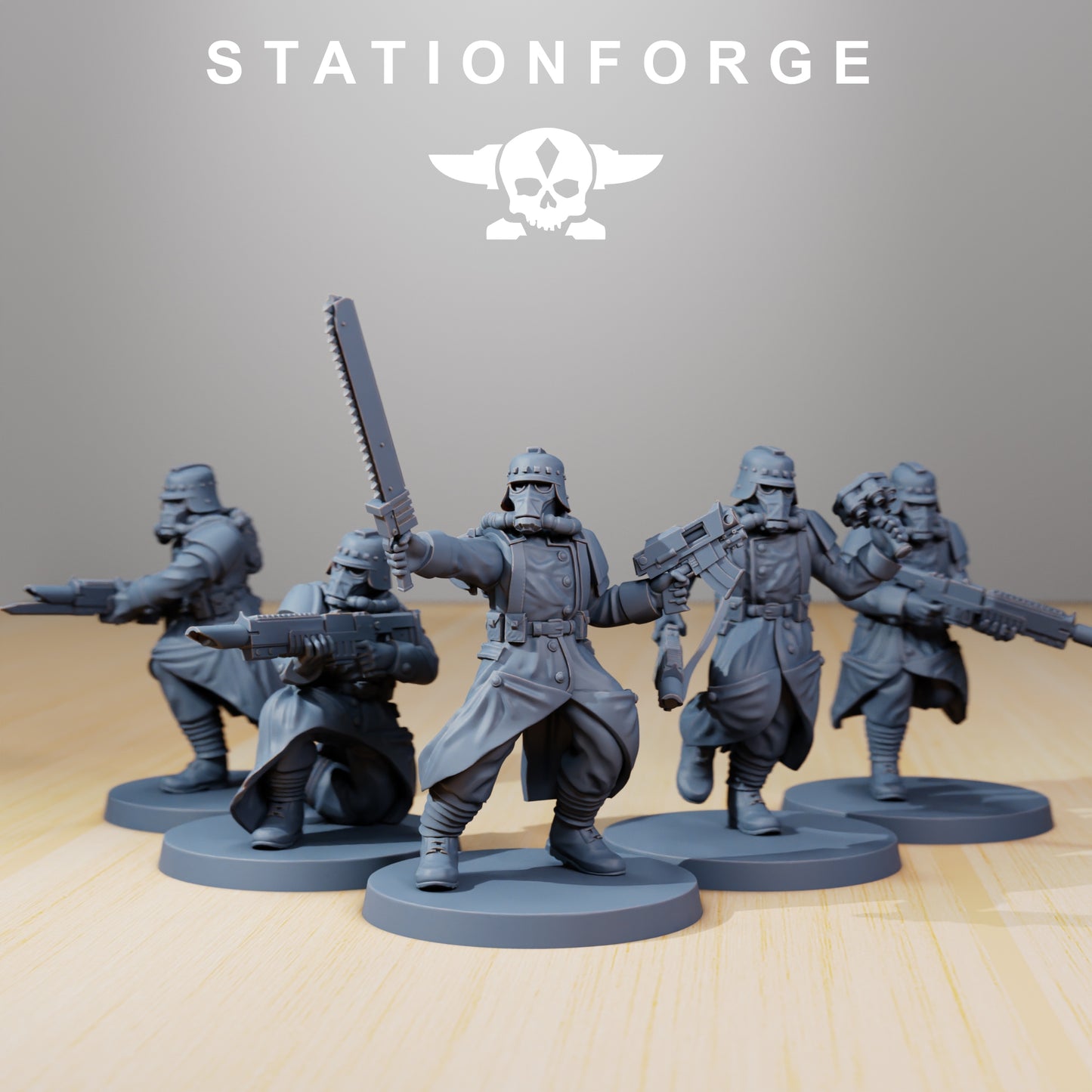Product photo 28mm tabletop minis Stationforge: Trench Runners