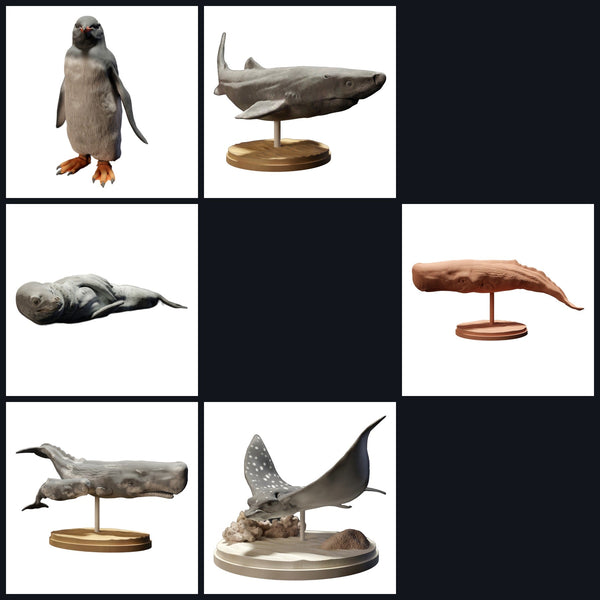 This image is the category image for the release 23_07: Tropische Tierminiaturen und Tierfiguren für Diorama & Modellbau