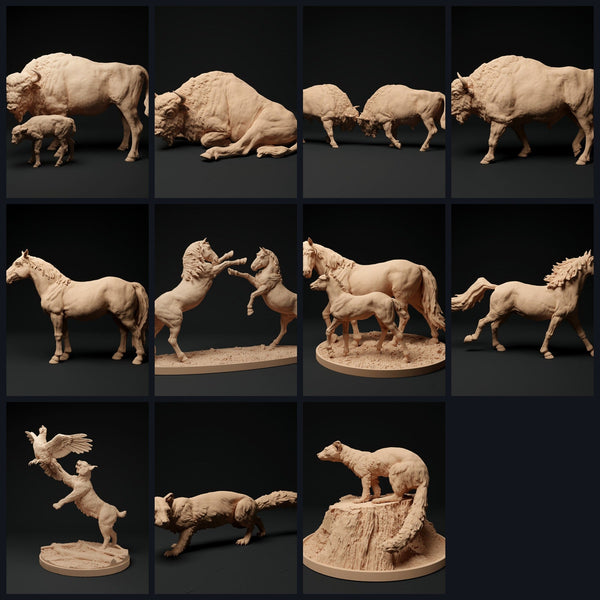 This image is the category image for the release 23_11: Osteuropa-animal figures and animal miniatures for diorama.