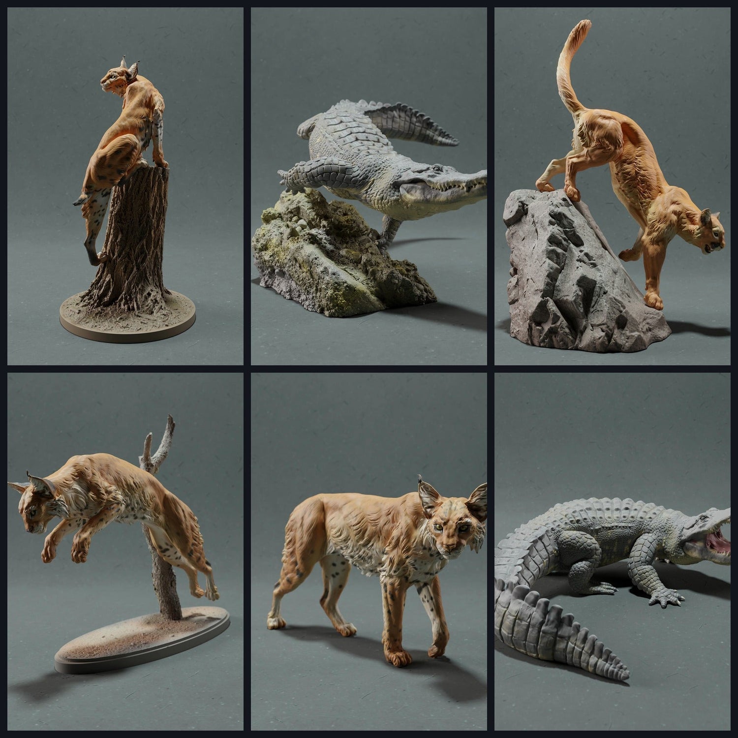 This image is the category image for the release 22_10: Nordamerikanische Tierfiguren und Tierminiaturen für Diorama