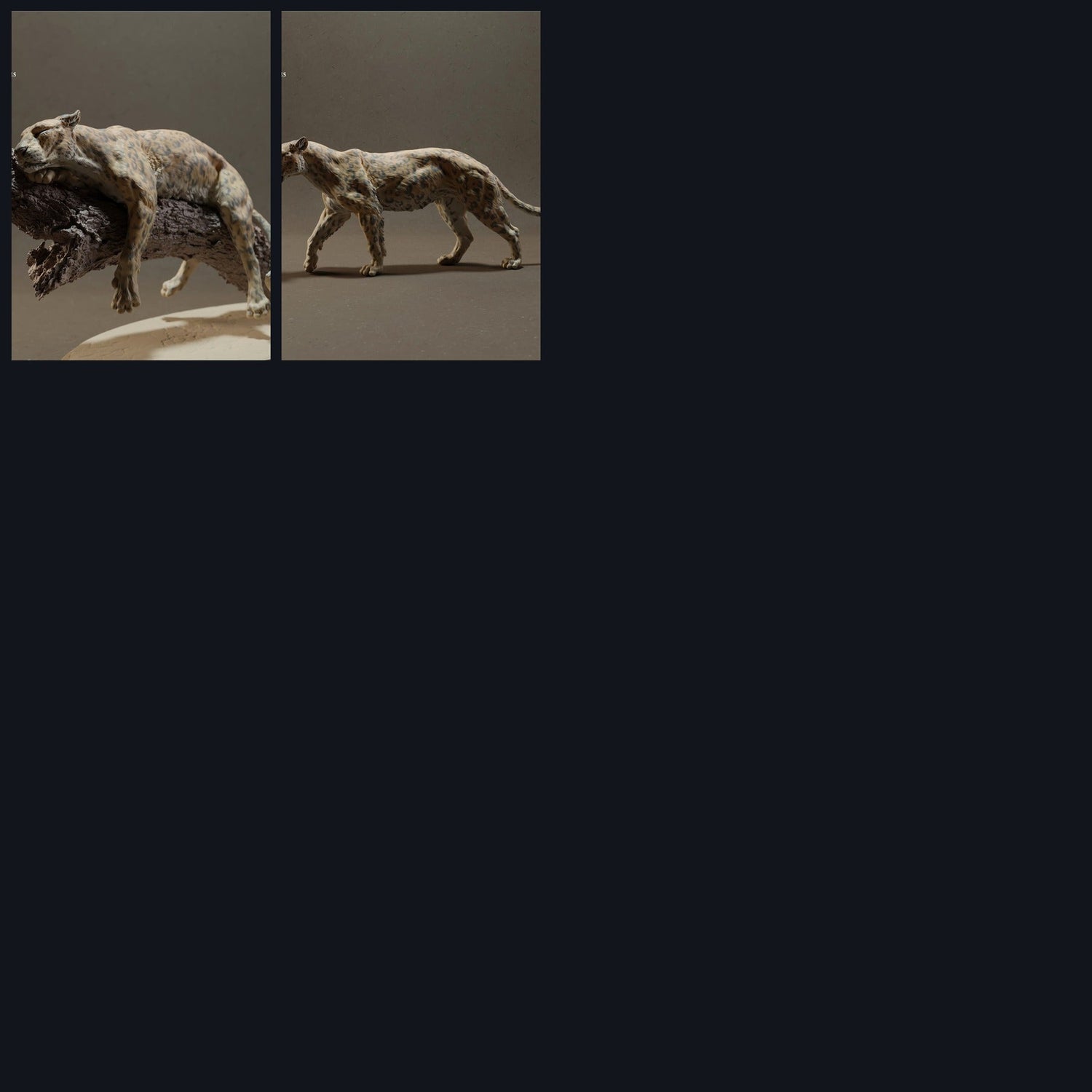 This image is the category image for the release 23_02: Savannen-animal miniatures and animal figures for diorama & model building.