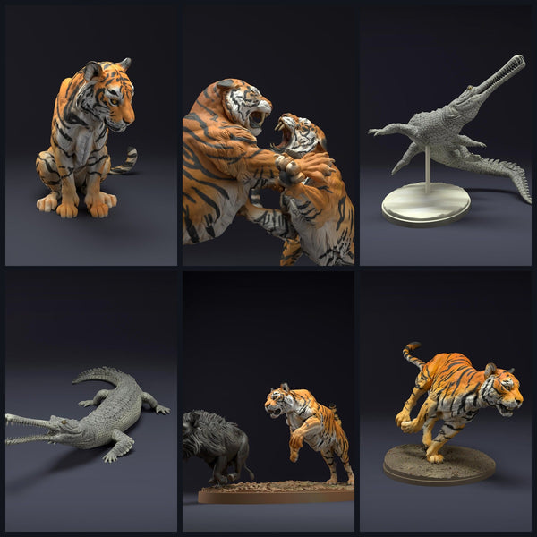 This image is the category image for the release 22_08: Wildtierfiguren für Diorama & Modellbau