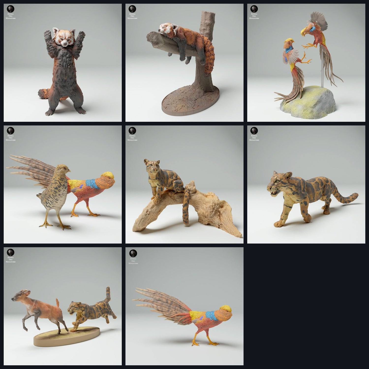 This image is the category image for the release 25_02: Asiatische Tierfiguren und Tierminiaturen für Diorama und Modellbau