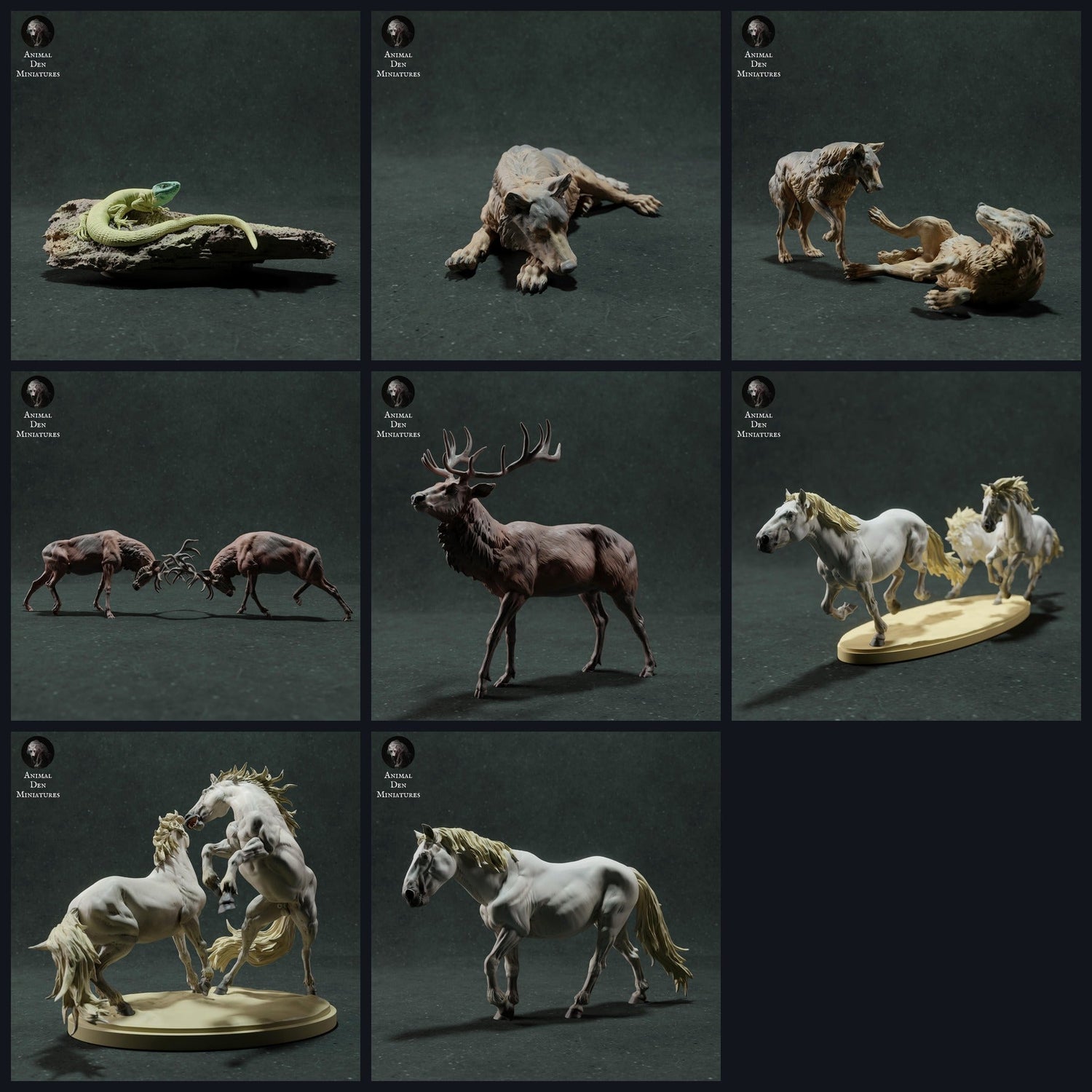 This image is the category image for the release 22_11: Wildtierminiaturen und Tierfiguren für Diorama und Modellbau