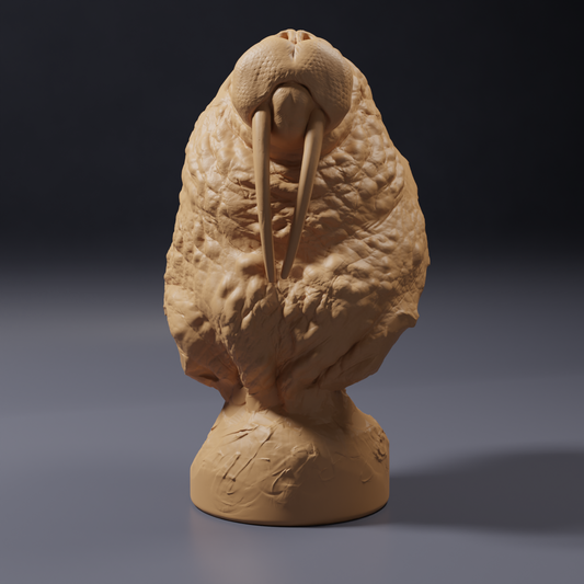 Product photo of animal figure Animal Den Miniatures 0: Sea animal figure: Walrus bust (26_09_02)