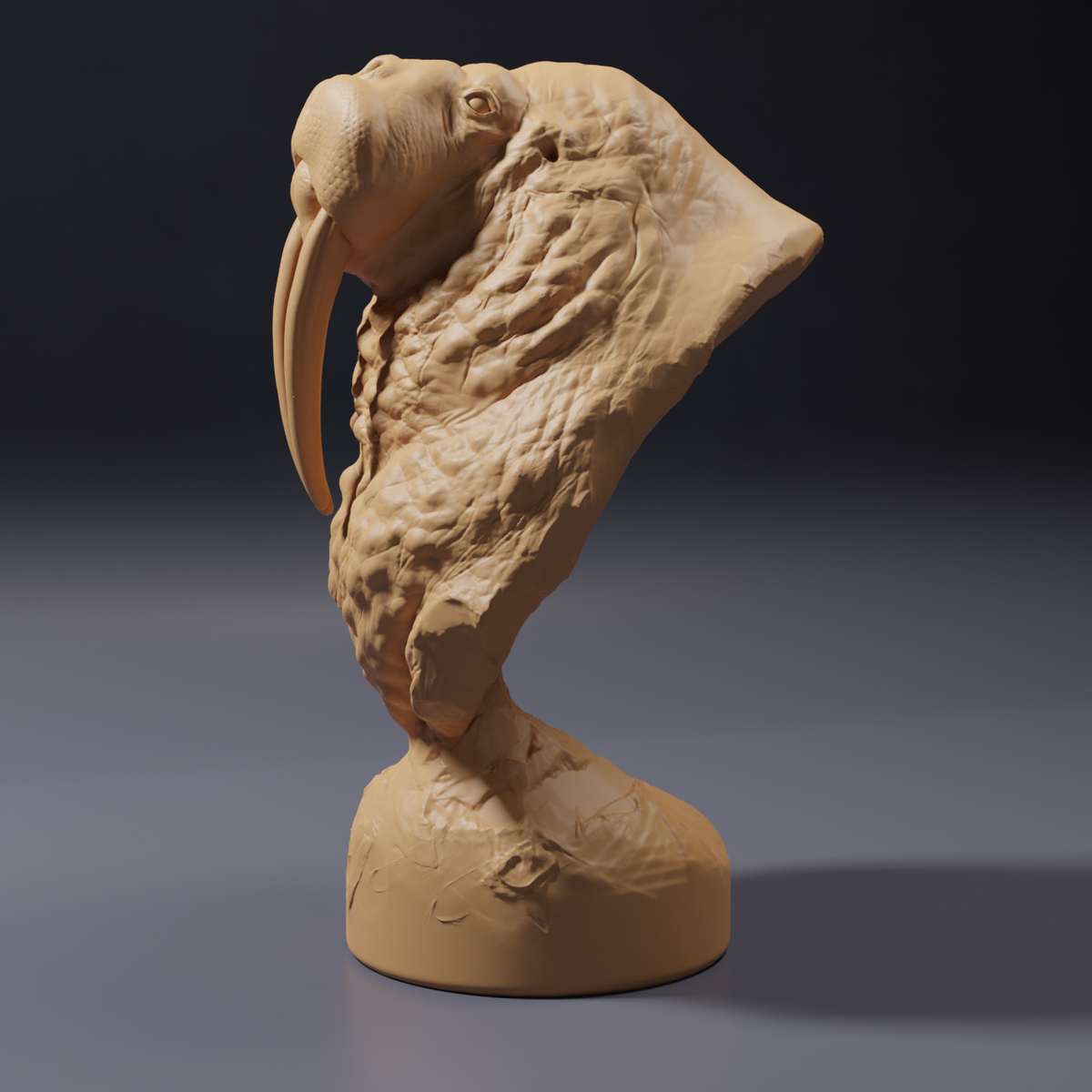 Product photo of animal figure Animal Den Miniatures 2: Sea animal figure: walrus bust (26_09_02)