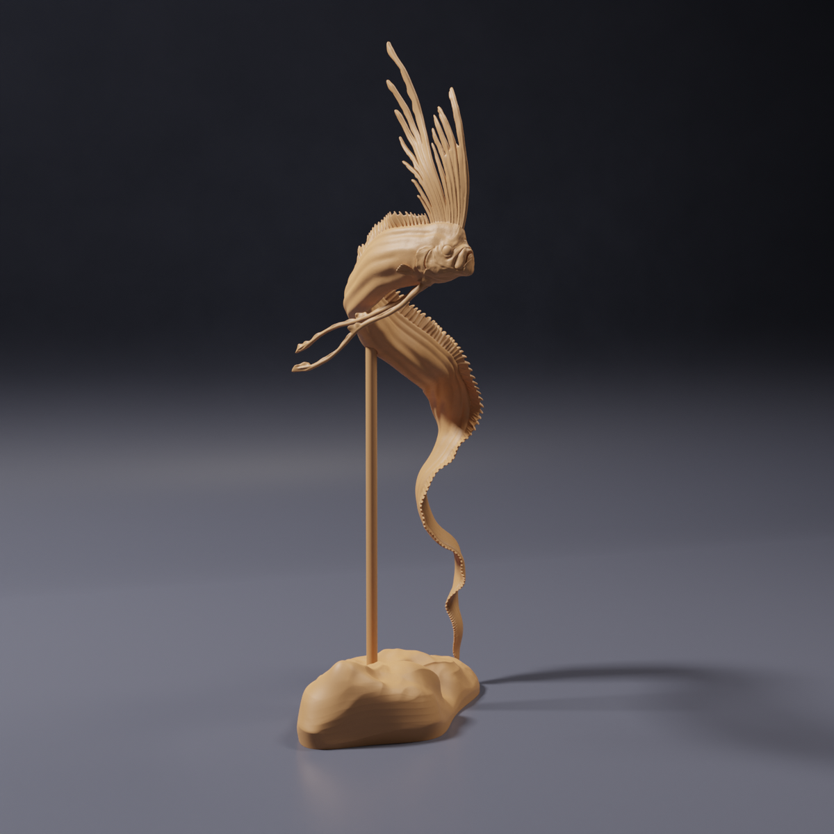 Product photo of animal figure Animal Den Miniatures 0: Marine animal figure: oarfish (26_09_03)