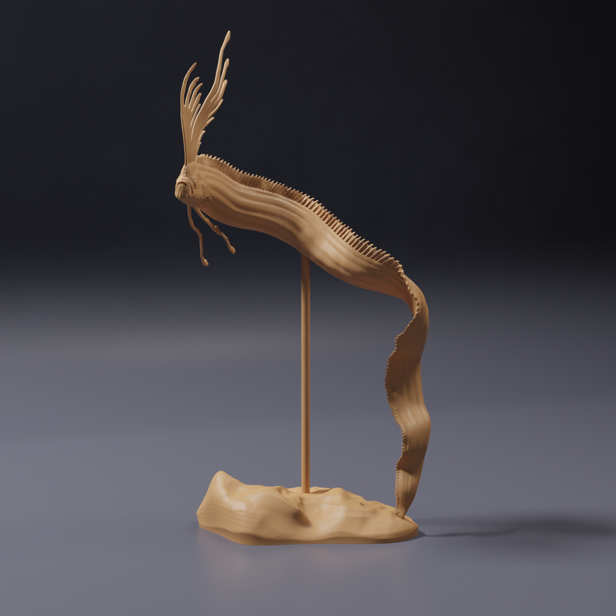 Product photo of animal figure Animal Den Miniatures 3: Sea animal figure: oarfish (26_09_03)