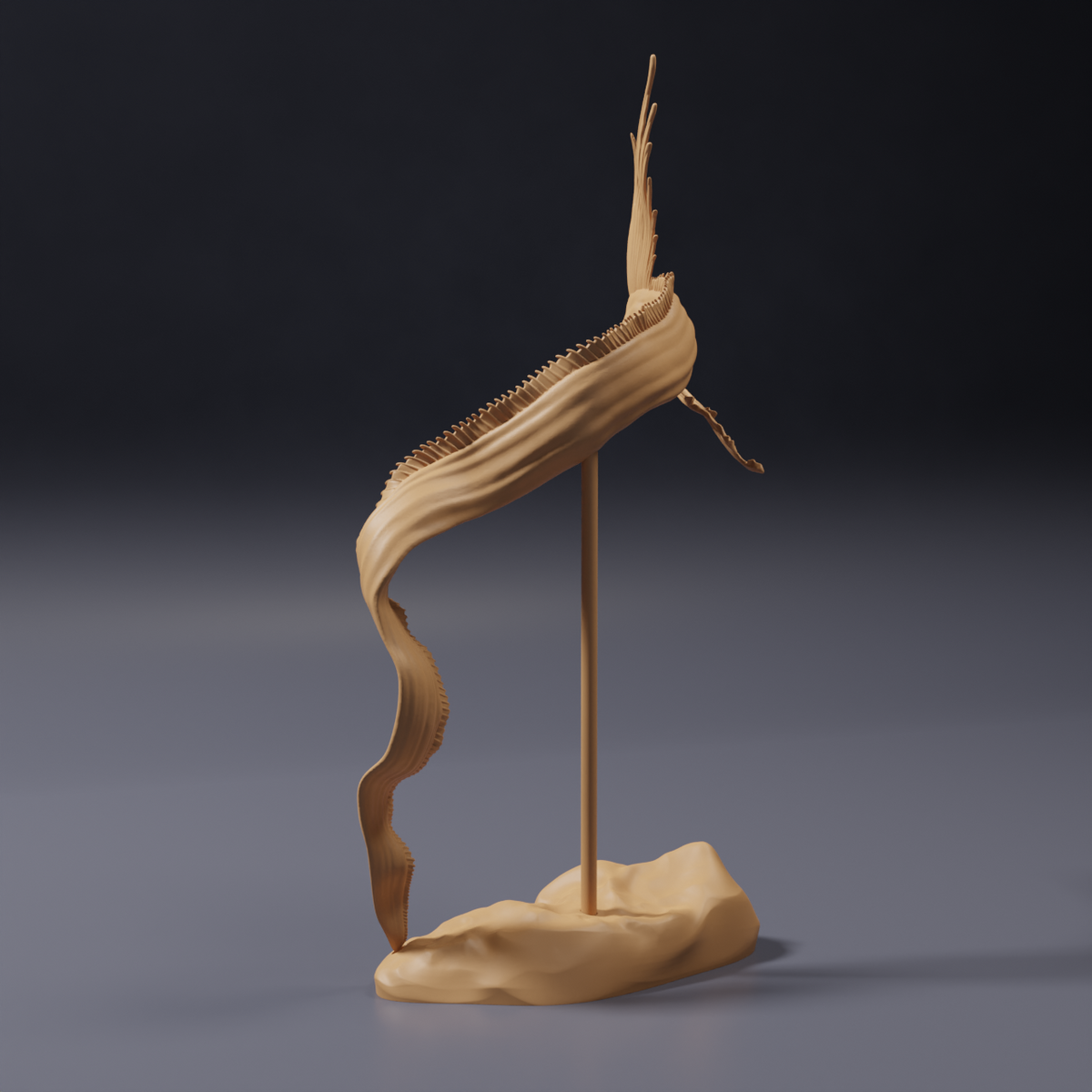 Product photo of animal figure Animal Den Miniatures 5: Sea creature figure: oarfish (26_09_03)