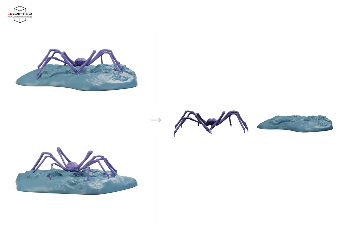 Product photo of animal figure Animal Den Miniatures 2: Sea animal figure: Japanese giant crab (26_09_05)