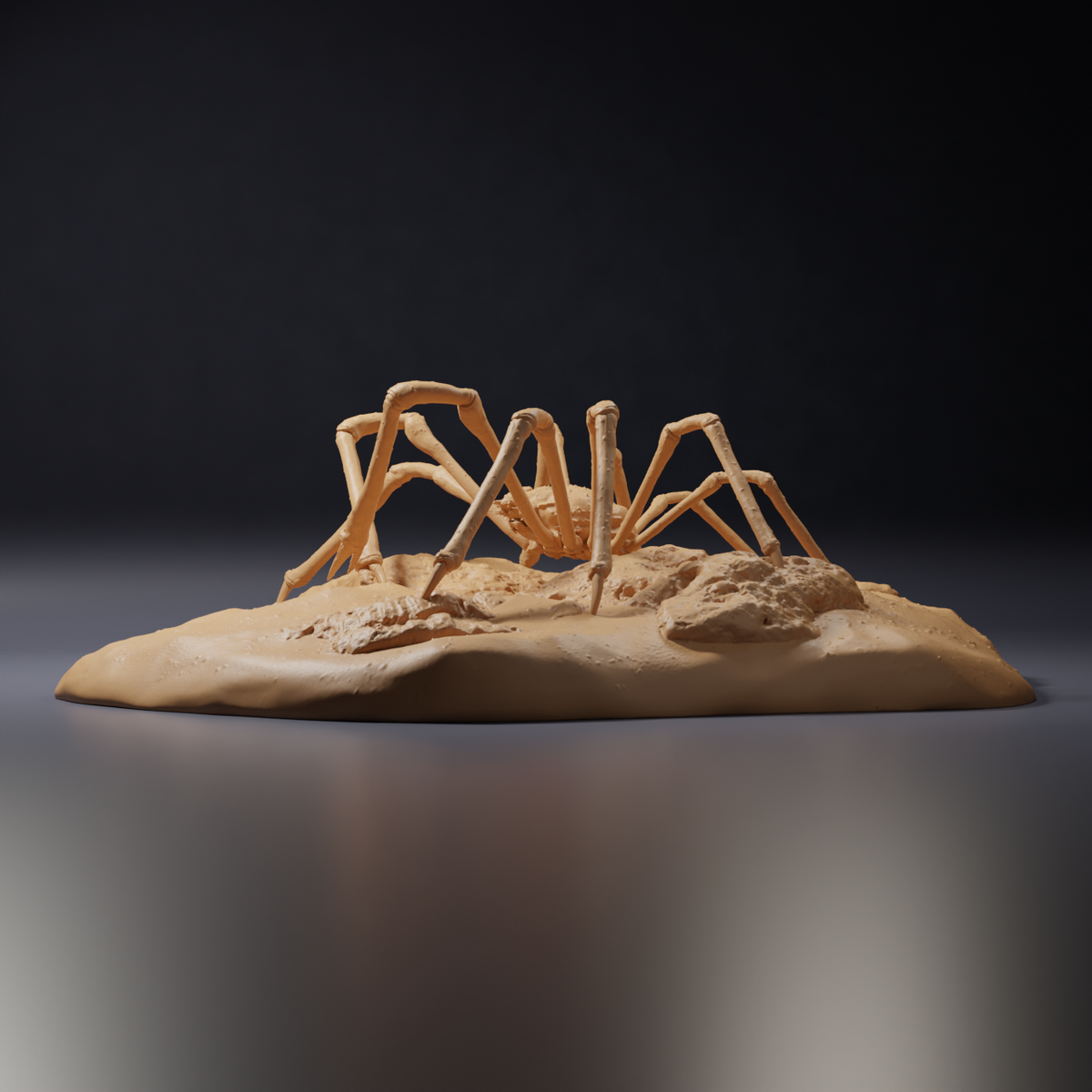 Product photo of animal figure Animal Den Miniatures 3: sea animal figure: Japanese giant crab (26_09_05)