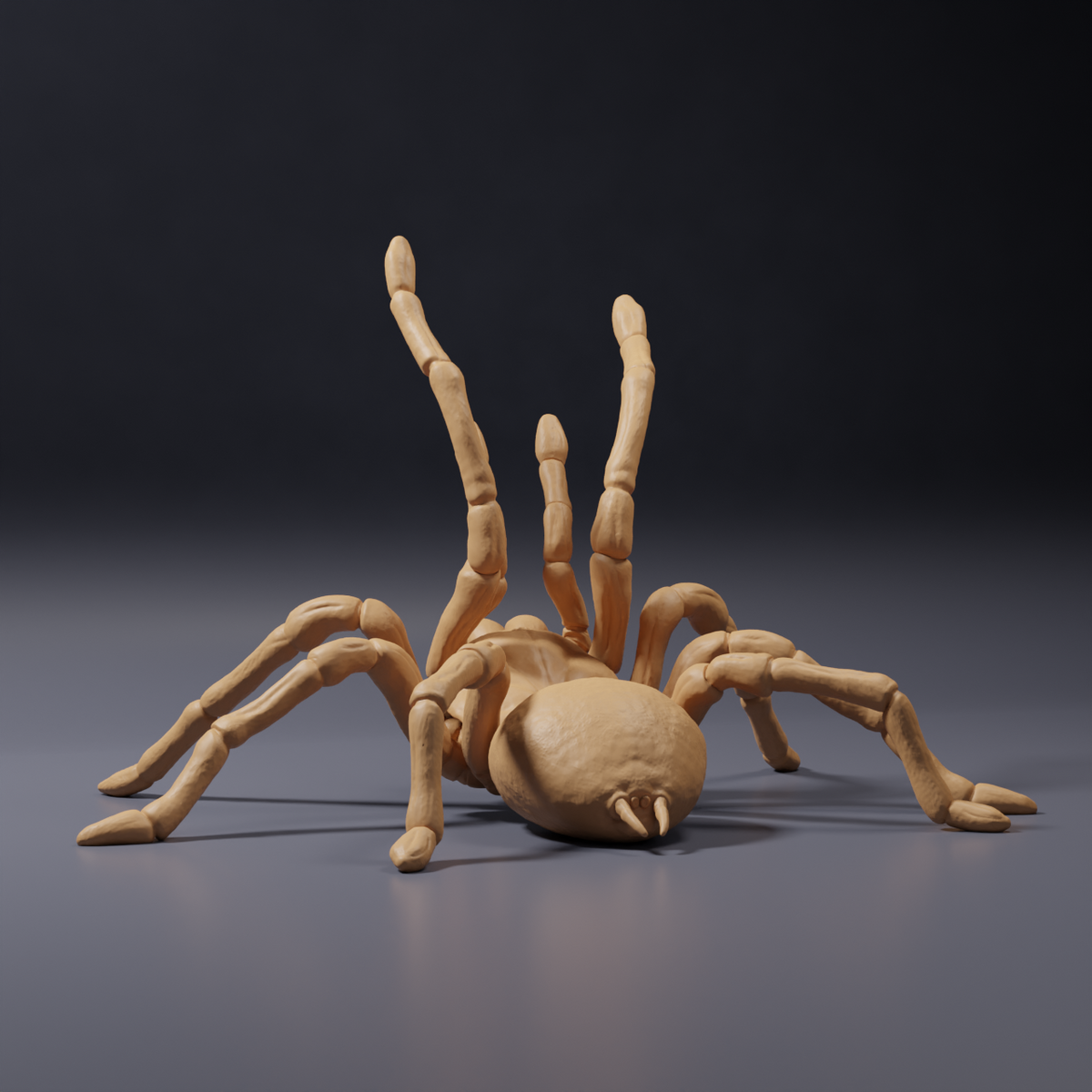 Product photo of animal figure Animal Den Miniatures 4: Arachnid figure: Goliath birdeater tarantula - threat display (26_10_02)