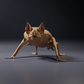 Product photo of animal figure Animal Den Miniatures 0: Bat animal figure: Common vampire bat - crouching (26_10_04)