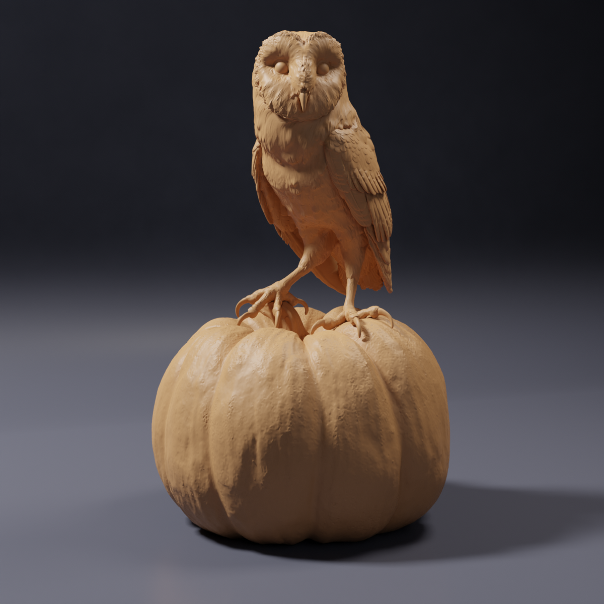 Product photo, animal figure Animal Den Miniatures 0: Wildlife figure: American barn owl (26_10_08)