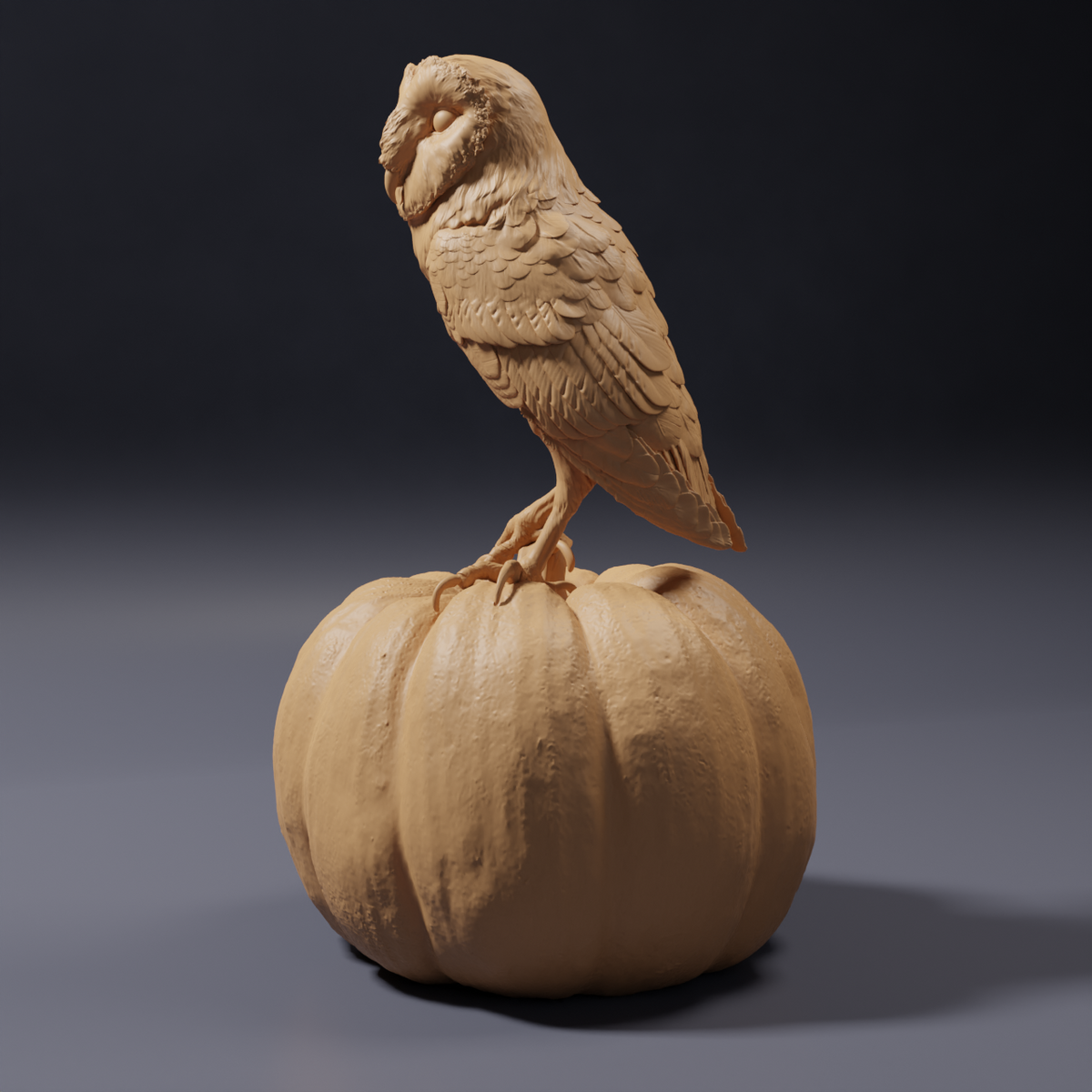 Product photo, animal figure Animal Den Miniatures 0: Wildlife figure: American barn owl (26_10_08)