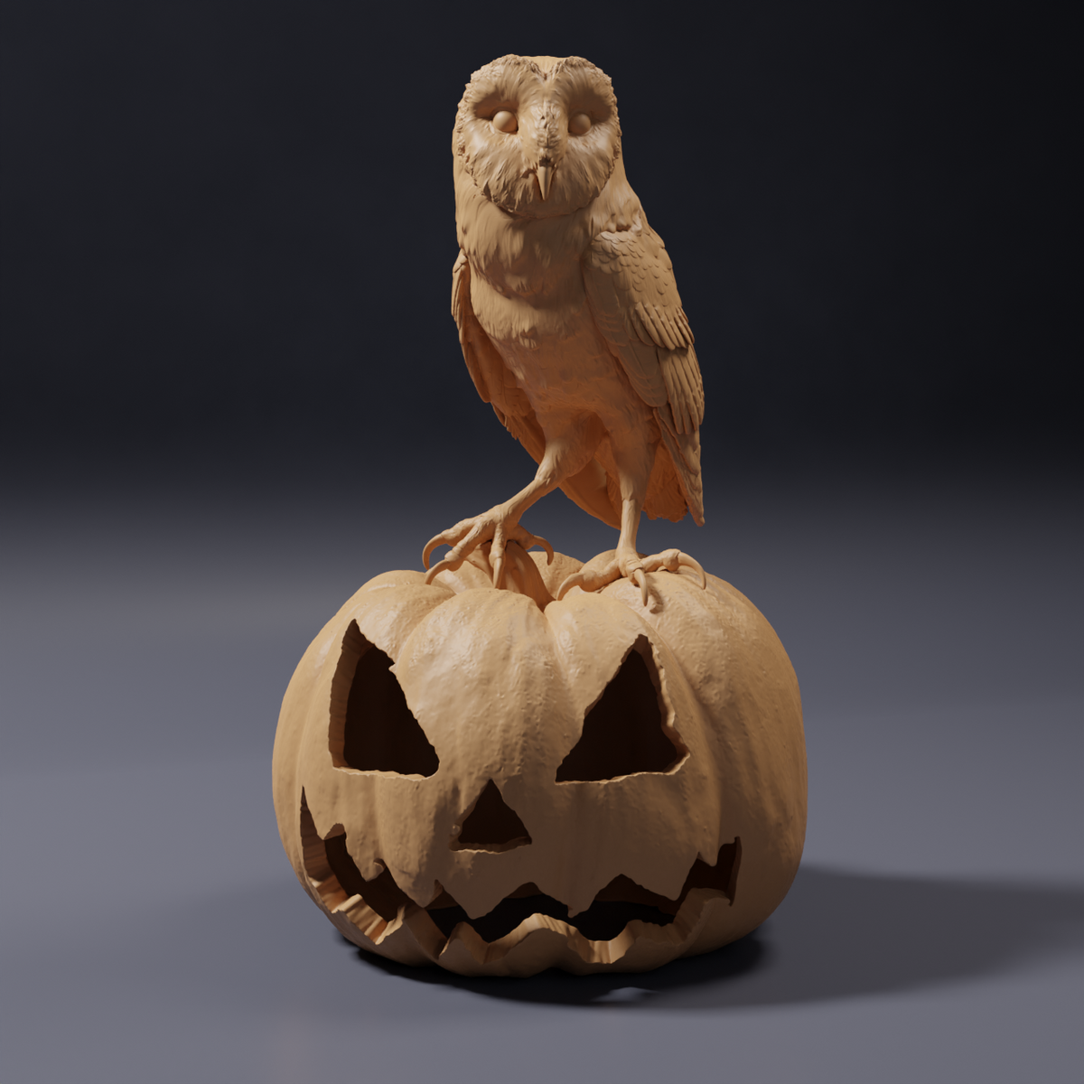Product photo, animal figure Animal Den Miniatures 0: Wildlife figure: American barn owl (26_10_08)