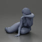Diorama model building product photo 11: miniature figure: reclining woman in bikini, half propped up on the beach (Ref No. A106)