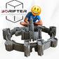 Product photo Tabletop 28mm The Printing Goes Ever On (TPGEO) 0: Huge Fortress - Ivory City modular castle - Kingdom of Gonthan - Gate, Wall, Tower, Citadel