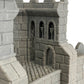 Product photo Tabletop 28mm The Printing Goes Ever On (TPGEO) 0: Huge Fortress - Ivory City modular castle - Kingdom of Gonthan - Gate, Wall, Tower, Citadel