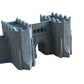 Product photo Tabletop 28mm The Printing Goes Ever On (TPGEO) 0: Huge Fortress - Ivory City modular castle - Kingdom of Gonthan - Gate, Wall, Tower, Citadel