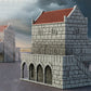Product photo Tabletop 28mm The Printing Goes Ever On (TPGEO) 0: House B Ivory City - Kingdom of Gonthan Building - Tabletop Terrain
