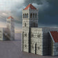 Product photo Tabletop 28mm The Printing Goes Ever On (TPGEO) 0: Ivory City Town Hall - Kingdom of Gonthan - Town Hall Tabletop Terrain
