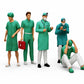 Diorama model-making product photo 0: Diorama figure set: Clinic, Surgery and Emergency Services Figure Set (No. S46)