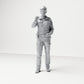 Diorama model building product photo 0: Standing figure: Policeman with service belt & flashlight (B019)
