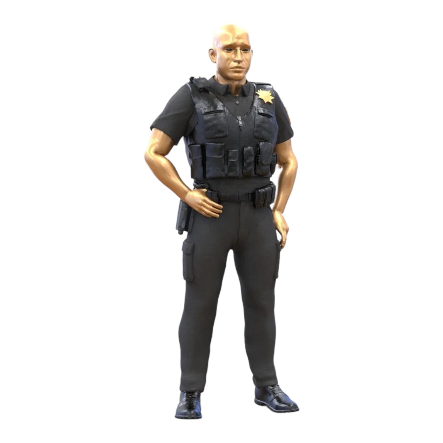 Diorama model building product photo 1: Diorama figure set: Classic police team (No. S95)