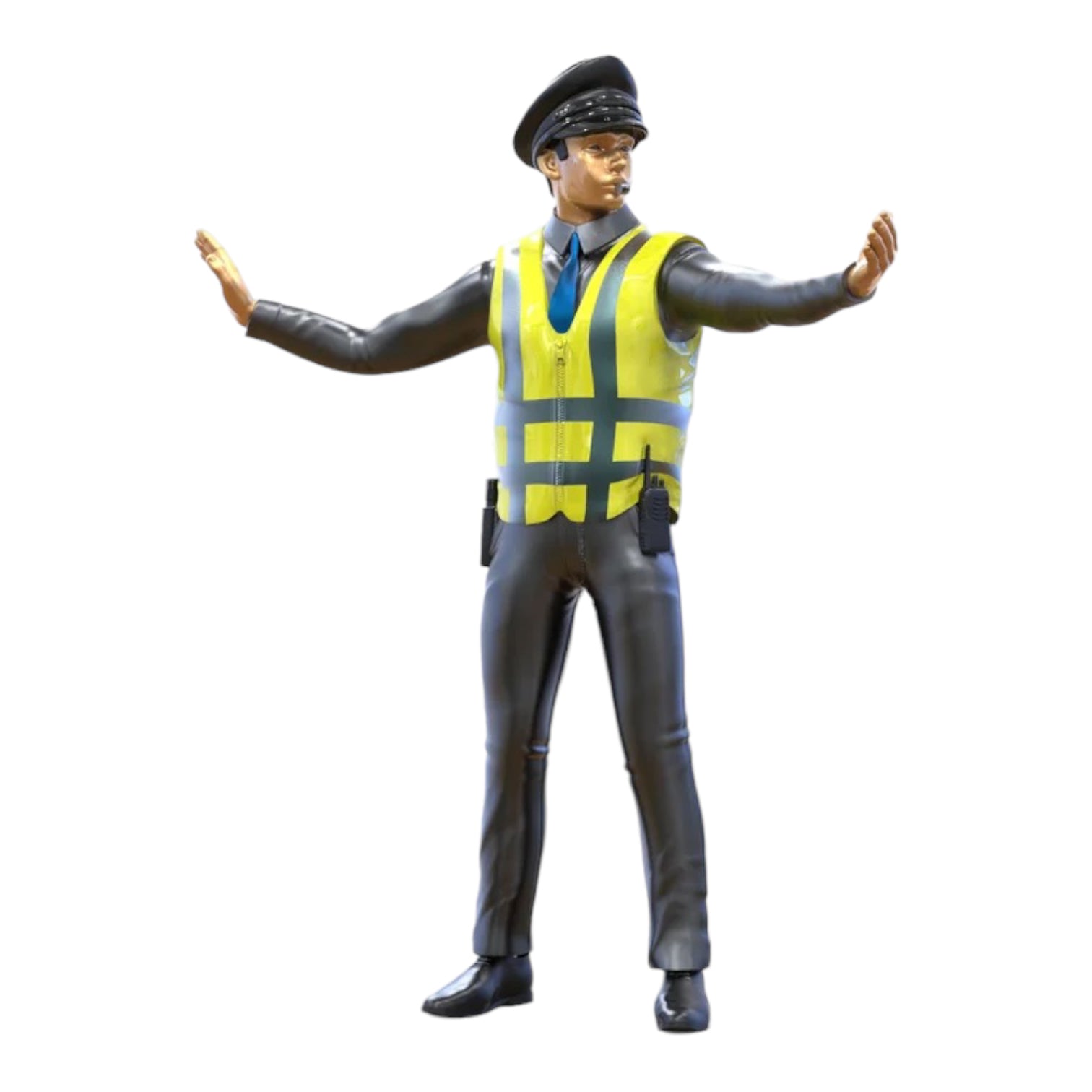 Diorama model-making product photo 2: Diorama figure set: Traffic Police and Road Check (No. S96)