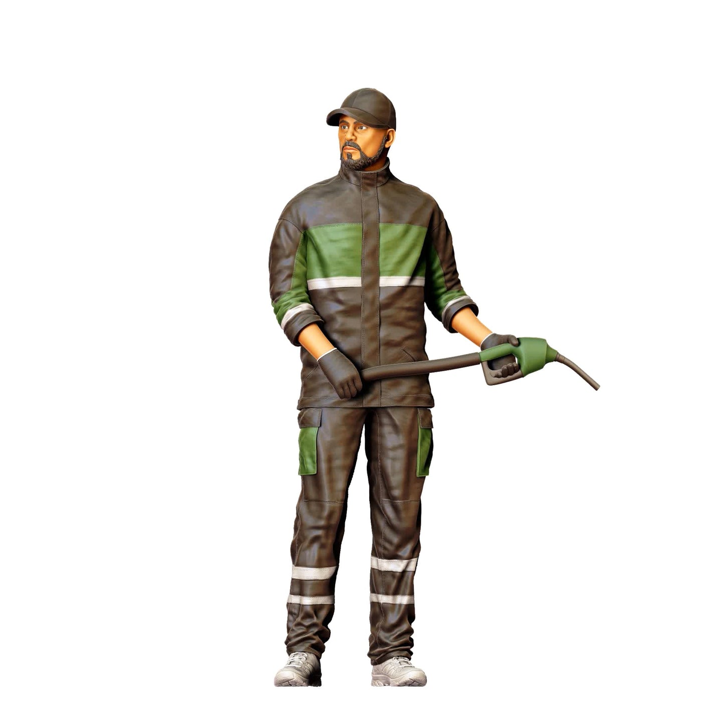 Diorama model-making product photo 0: Diorama figure set: Gas station service staff figure set (No. S45)