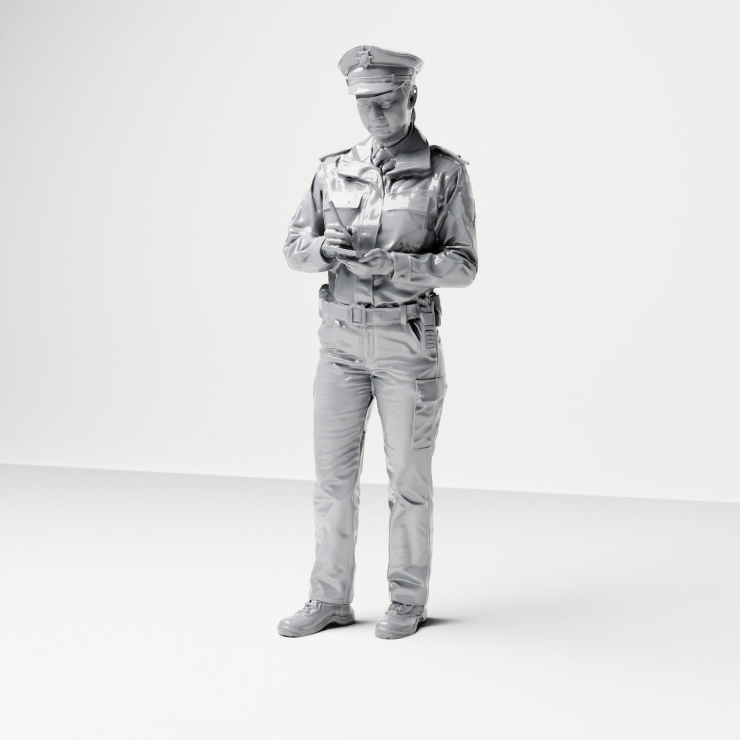 Diorama model-making product photo 1: German police and police officers figure set