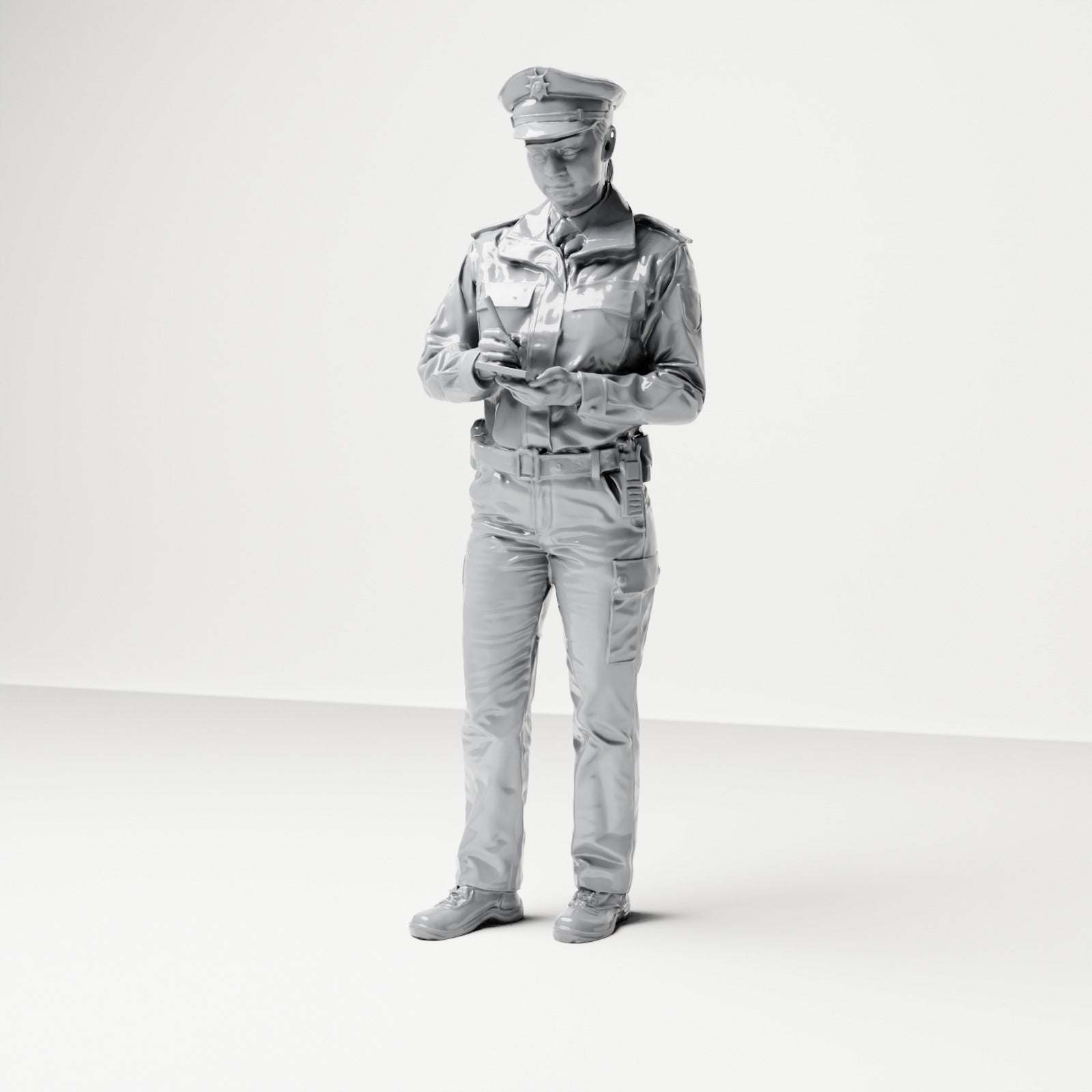 Diorama model-making product photo 1: German police and police officers figure set