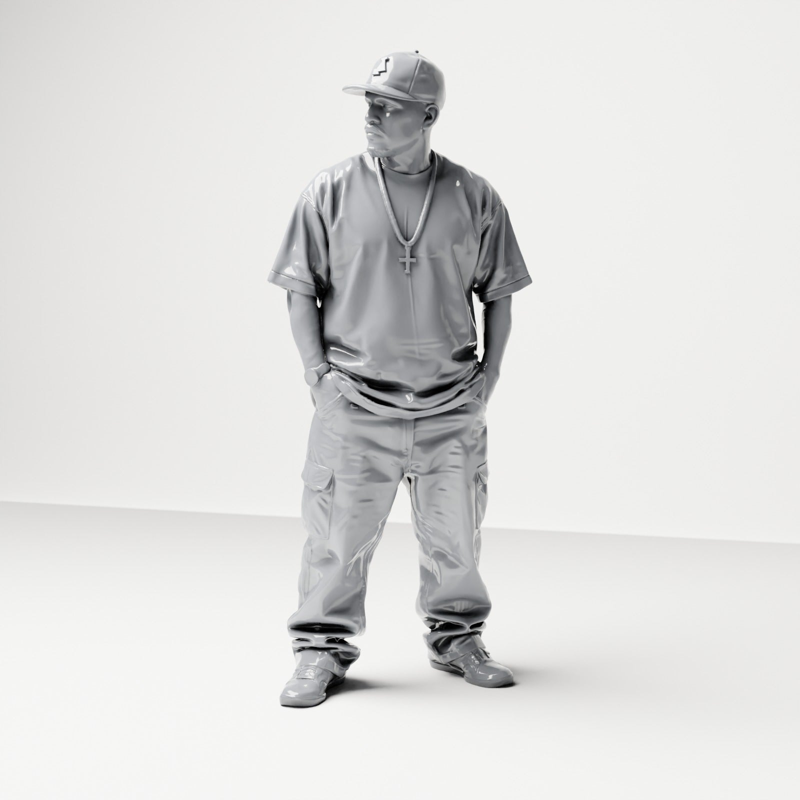 Diorama model-making product photo 1: Diorama figure set: Hip-Hop, urban and streetwear figure set