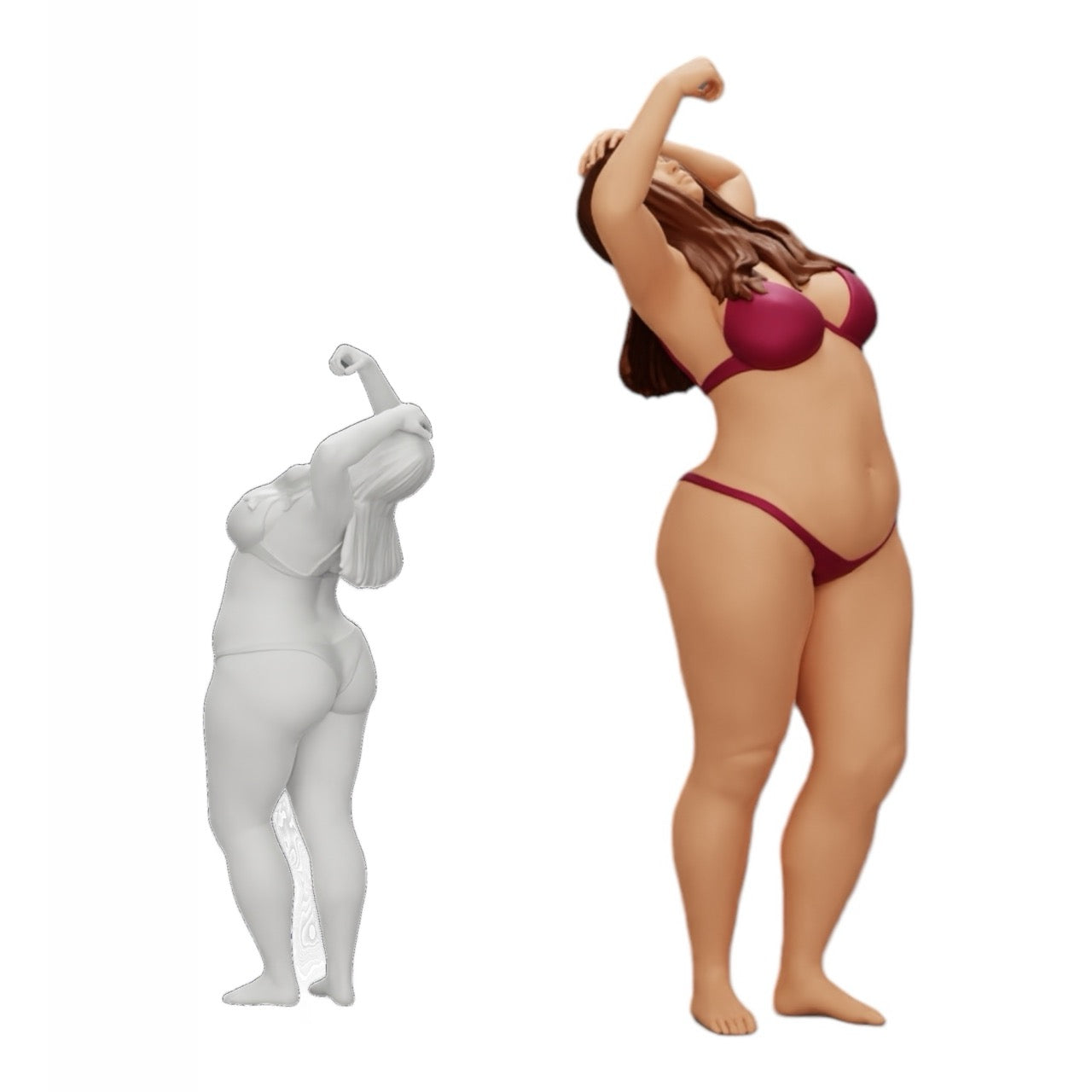 Diorama model making product photo 1: Diorama figure set: Beach holiday and relaxation (No. S84)