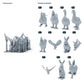 Diorama Model Building Product Photo 1: Farm Animal Diorama Miniatures: Chickens, Ducks, Goose and Rabbits (h0_51)