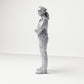 Diorama model building product photo 1: Standing figure: Policeman with service cap & crossed arms (B021)