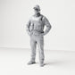 Diorama model building product photo 0: Standing figure: Policeman with cap & vest (B022)